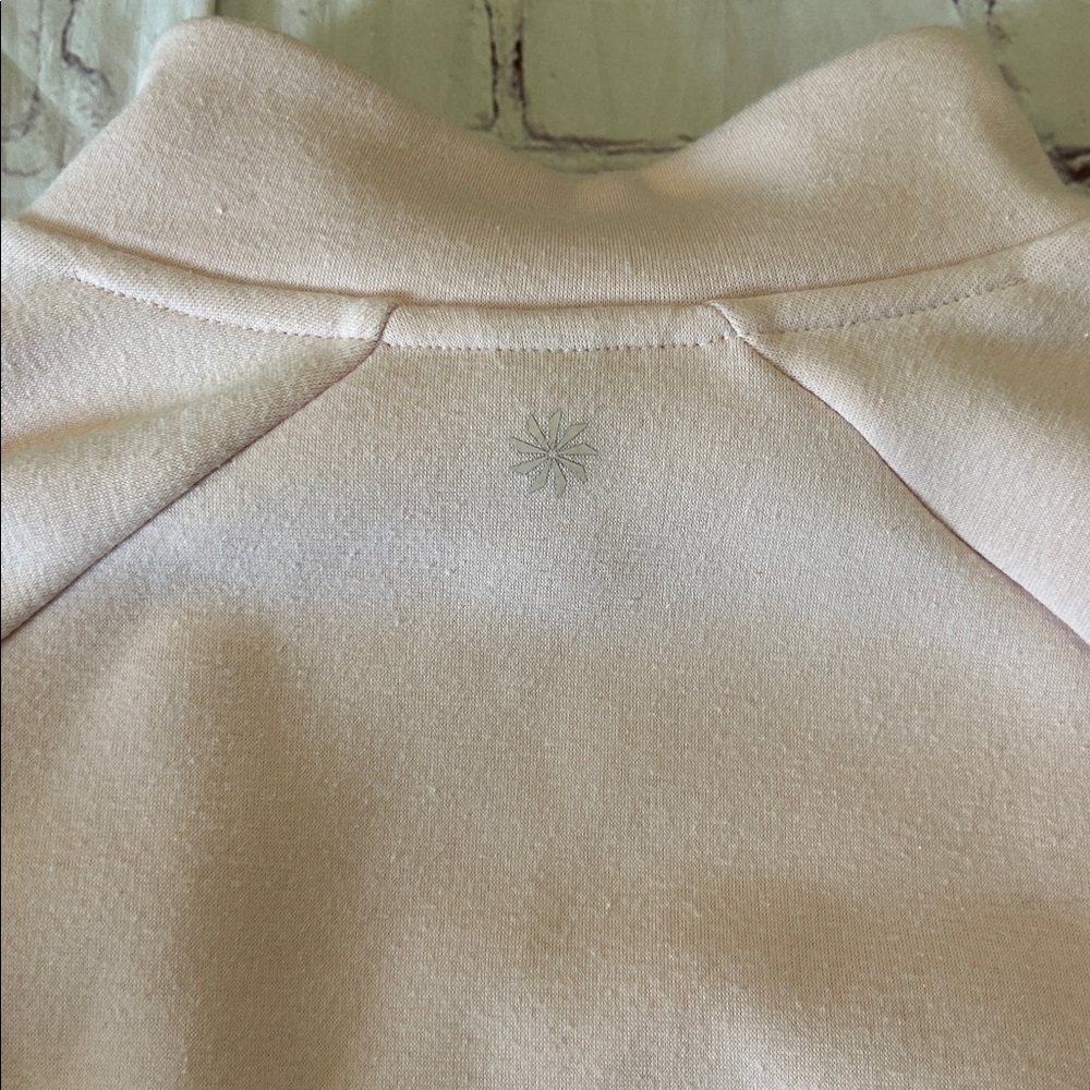 Athleta Girl Light Pink Cozy Karma Wrap Fleece Sweater XXL / 16 Soft Pockets - Picture 7 of 8